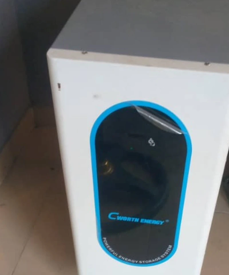 Cworth Energy lithium storage battery installation